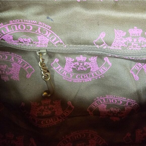 Y2K JUICY COUTURE Woven Straw Wicker Barrel Purse w/Cherry Charm - Picture 13 of 13